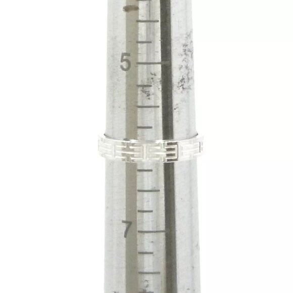 Authentic HERMES Kilim Ring 18K White Gold US:6 - Picture 10 of 11